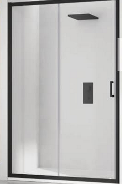 Mampara de ducha negro X-60 MDI