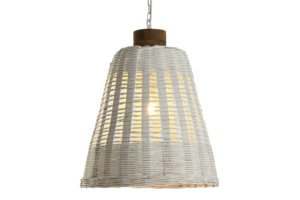 Lampara techo bambu EXPO